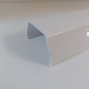 Square Line dakgoot wit 2 meter